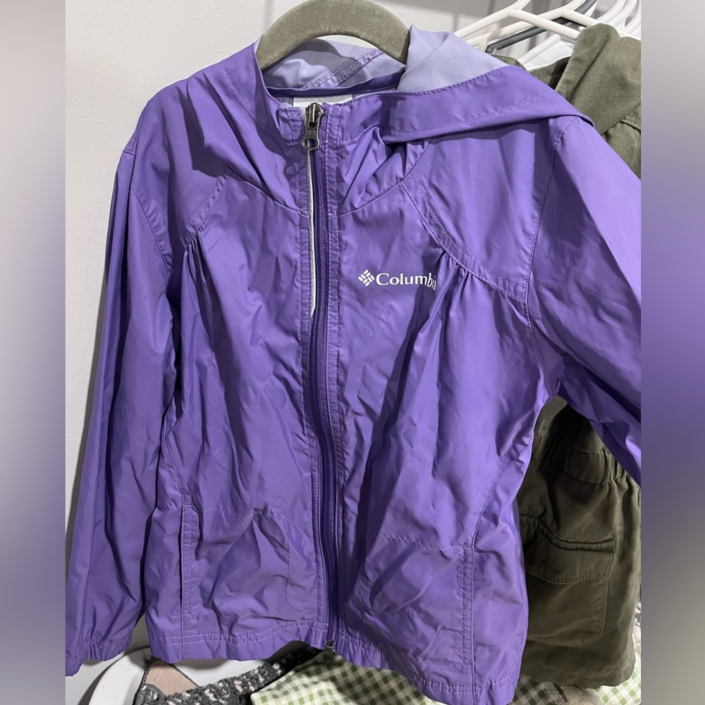 Kids xs Columbia rain jacket